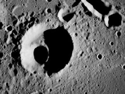 Lunar Crater - Apollo 8